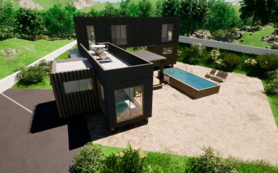 Casa com Contentores Marítimos